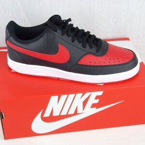 Nike Court Vision Lo NN Basketball Shoes 11 Black Red FJ0685-010 Next Nature